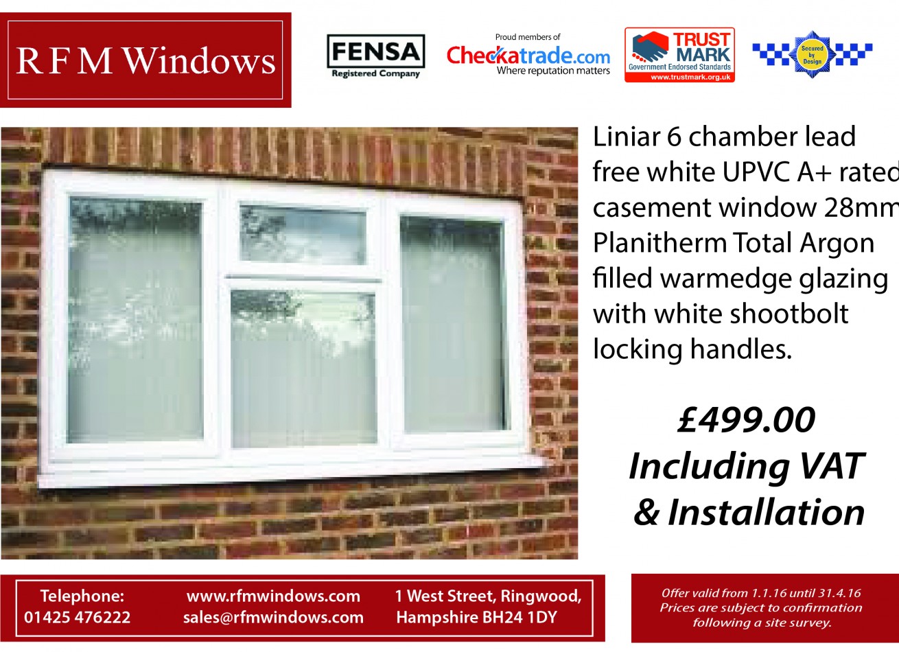 Special Offer - UPVC Window