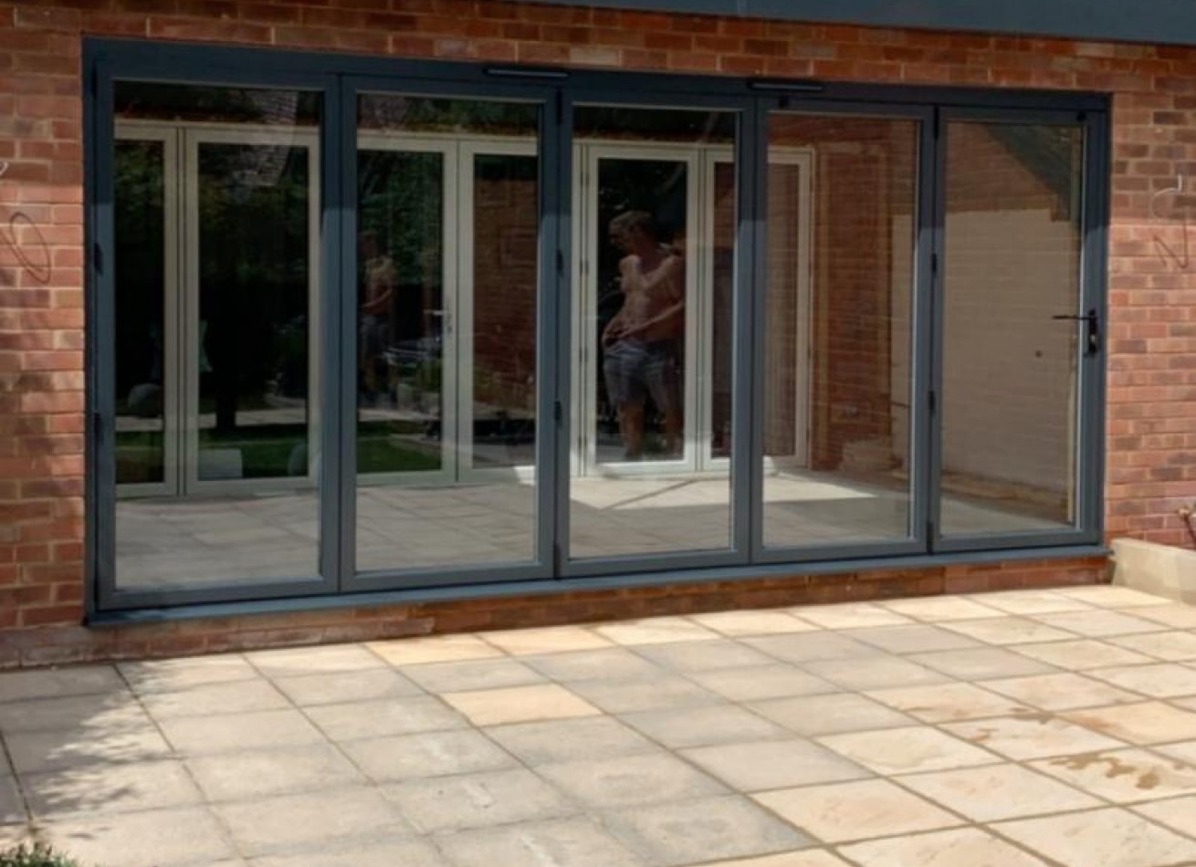 Anthracite grey bifold doors